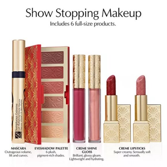 🆕 NWT 💖 Estee Lauder Holiday Blockbuster 2024 Set 9 Full-Size Favorites [V. 2] - Picture 3 of 6